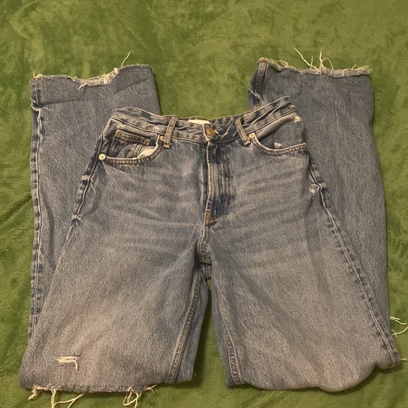 Zara Wide Leg Jeans - Picture 2 of 3